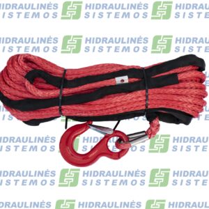 PRESKO Synthetic Cable 28m/10mm with 3,15t hook for 8000-14000 lbs winch