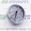 0/250 bar Manometras d-63 tvirtinimas iš galo 1/4'BSP