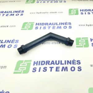 Vamzdelis filtrui 3/8'i 45 laipsn. 65-95mm plastikinis Hydropack