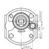 GR1 7.0 cm3 / r gear pump MC32 D Hydropack