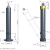 Telescopic cylinder FE A169-5-05405-019-K1399 HYVA 70546408