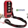 RUNVA universal wireless remote control for 12V and 24V winches, with flashlight