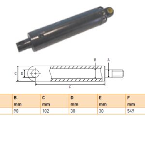 Hydraulic cylinder Anteo 50/90/549