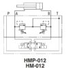 NG6 relief valve A and B-line100 bar HM-012/100