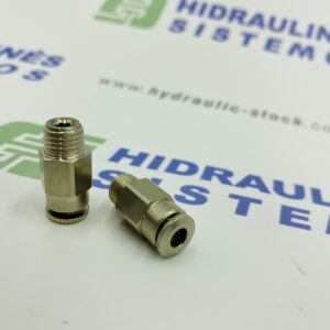 Push-in fittings straight 0 , M8x1 - 04