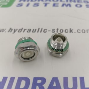 Plug with visual level indicator 1/4' BSP(clear glass)