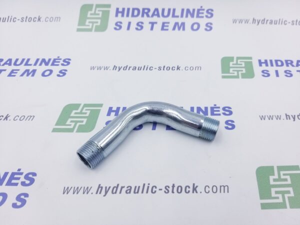 Pipe nipple 3/8' BSP 60-60mm elbow 90 Hydropack