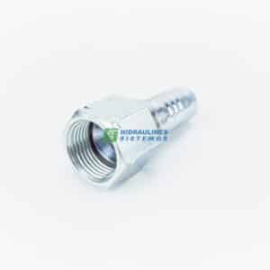 JIC 9/16"-18 DKJ straight fitting for 1/4" hose, M22513-04-06