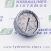 0/160 bar Manometras d-63 tvirtinimas iš galo 1/4'BSP