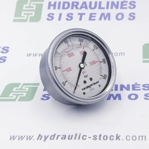Pressure gauge 0/160 bar. d-63 rear connection 1/4'BSP