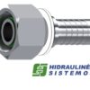 M18 DKOL 12 straight fitting for 1/4" hose (Stainless steel)