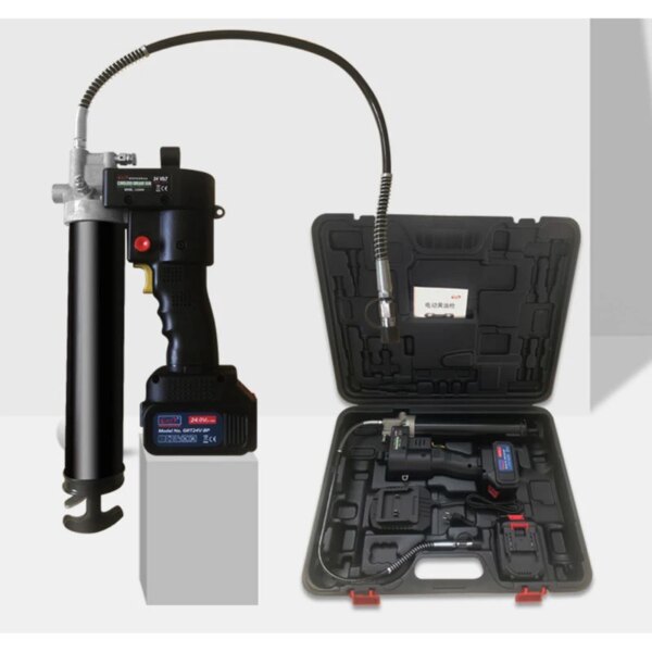 Lubricating syringe cordless 18VDC 400 bar two batteries and charger