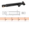 Hydraulic cylinder Cargolift 60/75/540