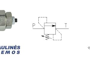 Relief valve d-12.7 SAE-8 MCR 350 bar. VMDC20C1