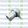 Quick coupling 16 M BSP 1'-female, screw-to-connect, for dump trucks