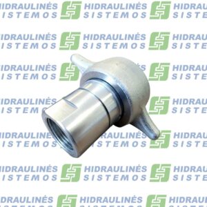 Quick coupling 16 M BSP 1'-female, screw-to-connect, for dump trucks