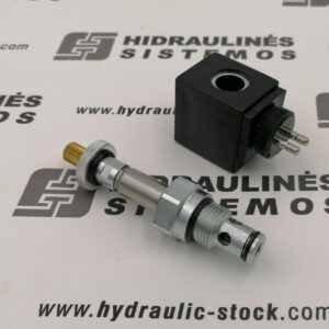 Valve 2/2 D12.6 3/4 JIC NC-bi d18 ritė M24x1
