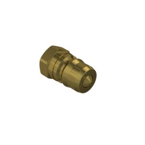 Quick coupling 06 M BSP 3/8'-female, brass, seria FASTER