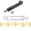 Hydraulic cylinder AMA 40/70/465