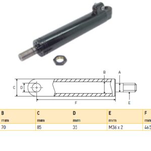 Hydraulic cylinder AMA 40/70/465