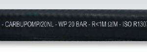 Rubber hose with textile 16x24mm Carbupomp 20 bar.