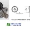 Hydraulic motor MR 160 HB 14-tooth shaft