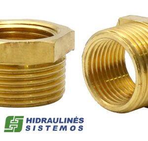 Low pressure coupling 1.1/2' female x 3' male