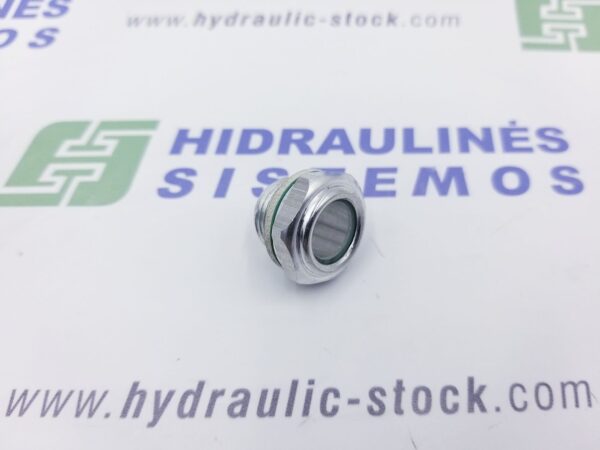 Plug with visual level indicator 3/8' BSP(clear glass with Aluminium)