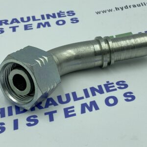 M22 DKOS 14 45° fitting for 3/8" hose, M21643-06-22