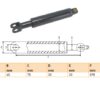 Hydraulic cylinder Anteo 40/60/590 right