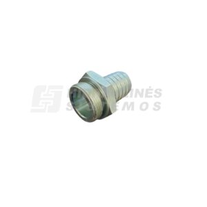 Suction fitting 1.1/2' male x for 45 mm hose, 0 angle