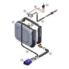 Hydraulic Wet Kit for Truck, pump 90cc, tanks 170ltr steel.
