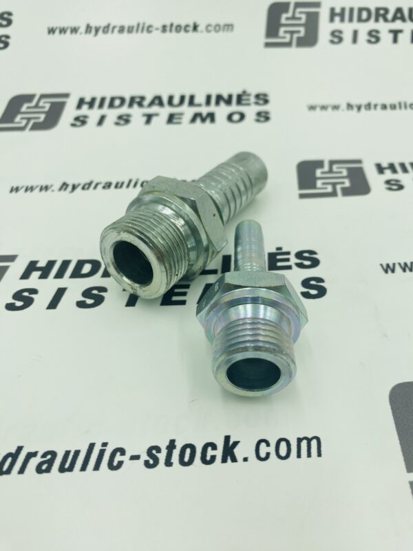 HIAB 3/4" male thread fitting for 3/4" hose