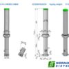 Telescopic cylinder 5-174-8960 5C Penta 5C-08960-174-5-M0900-CRN0N 5C2090174505CN
