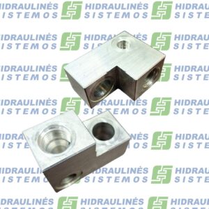 Valve block/aluminum/ HACO 2514486H Zepro