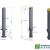Telescopic cylinder 5-169-9030 FC A169-5-09030-074-K0550-HC HYVA 70526865