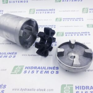 Aluminium flexible jaw coupling kit GR2-1 / 8 x 48mm D-110 (18.0-22.0kW) OMT