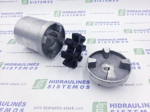 Aluminium flexible jaw coupling kit GR2-1 / 8 x 48mm D-110 (18.0-22.0kW) OMT