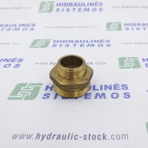 Low pressure coupling 1' male x 1.1/2' male