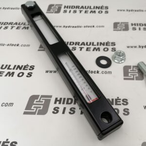 Oil tank level indicator 254mm with thermometer M12 UFI steel