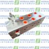 Hydraulic manifold NG6x3 EA0621-38-03 Pmax 250 bar vith relief valve and place for 2/2 valve