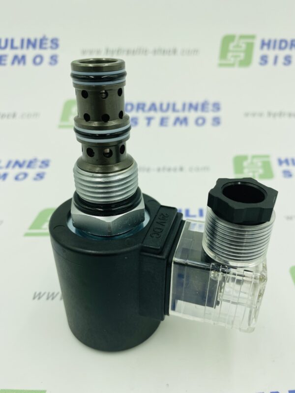 Valve 2/2 D15.8 7/8 JIC coil d16, with coil SV10-28-0-N-24DG