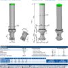 Telescopic cylinder 5-174-6080 5C IPH 5C-06080-174-5-M0345