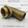 Suction fitting 2' male x for 50 mm hose, 90 angle