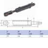 Hydraulic cylinder Palfinger/MBB 45/80/753 for bend