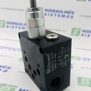 Hydraulic manifold NG10x1 with relief valve 210 bar CETOP-5