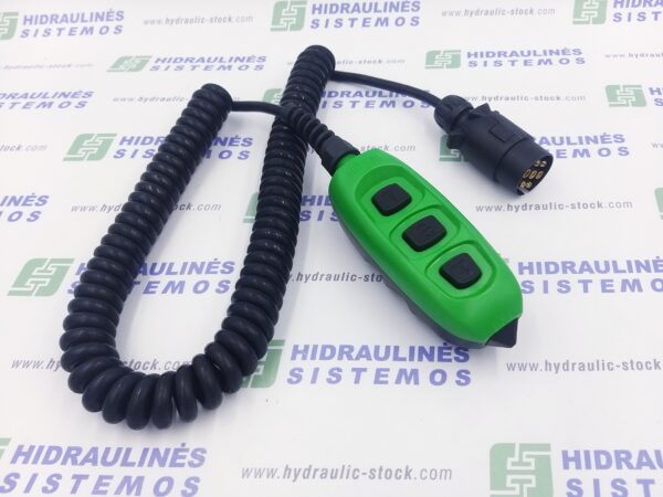 Manual control 3-button with cable 1xNO / NC 2x2NO green