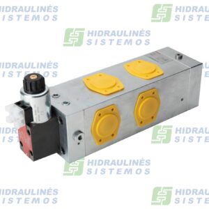 El. Distributor 6/2-16 1' SAE 3000 24 VDC 200 l/min Piippo