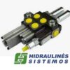Hydraulic DCV 2-section, max flow rate 40L, w/joystick