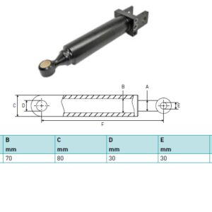 Hydraulic cylinder Sörensen 60/70/460